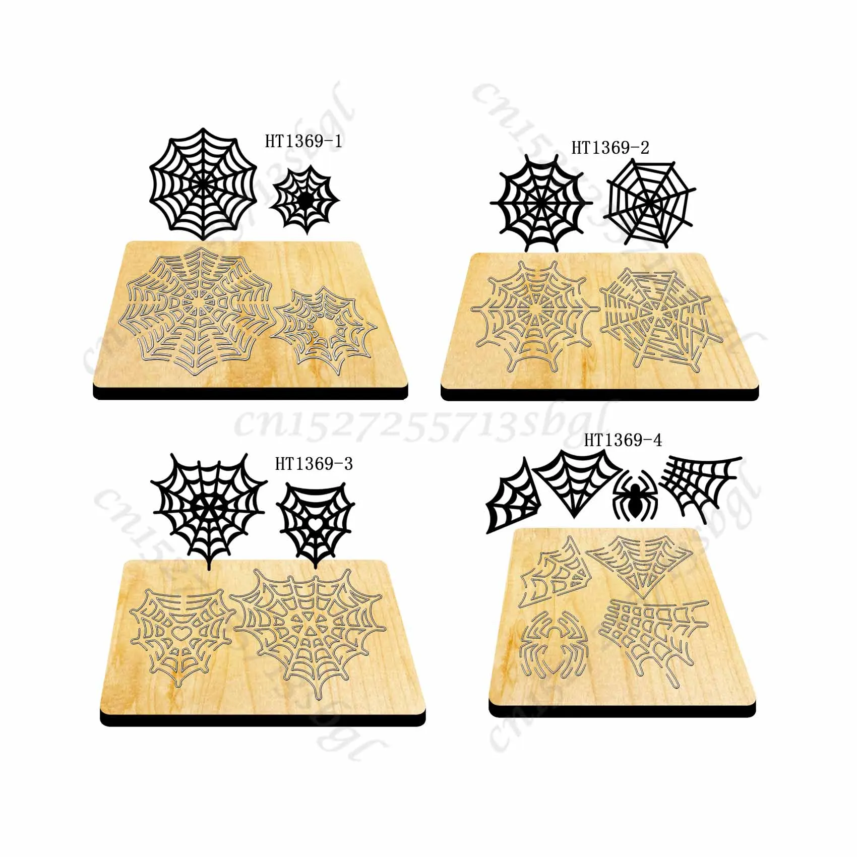 Imagem -02 - Halloween Coleção Corte e Molde de Madeira Adequado para Máquinas de Corte Comuns no Mercado Ht1369