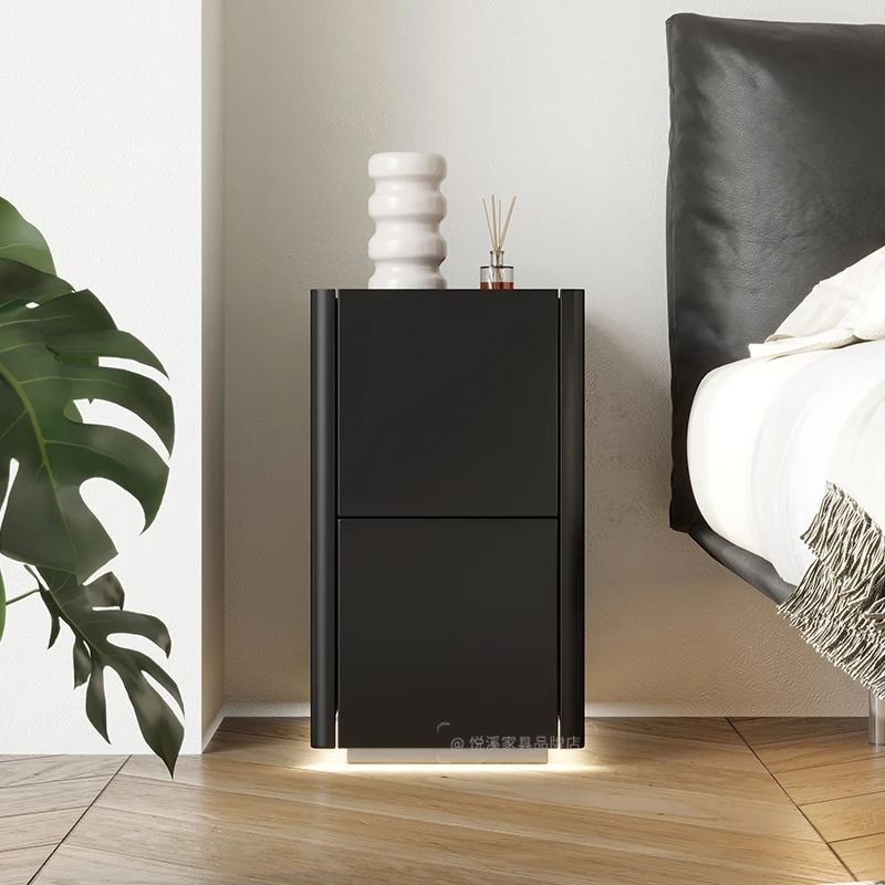 Organizer White Bedside Table Bedroom Mobile Drawers Luxury Storage Cabinets Nightstand Librero Mesa De Noche Trendy Furniture