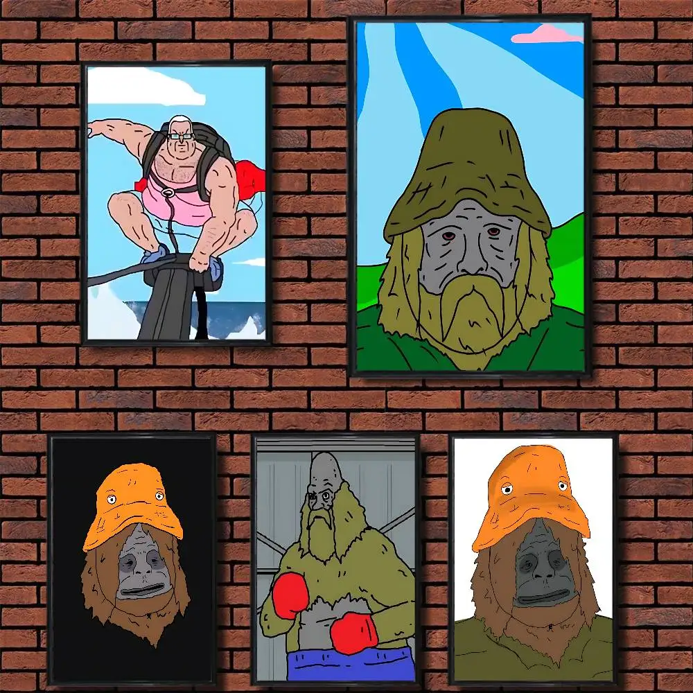 

Sassy abstract Big Lez Show High Quality Dorm Living Room Aesthetic Wall Decoration Painting Poster Stickers Gift