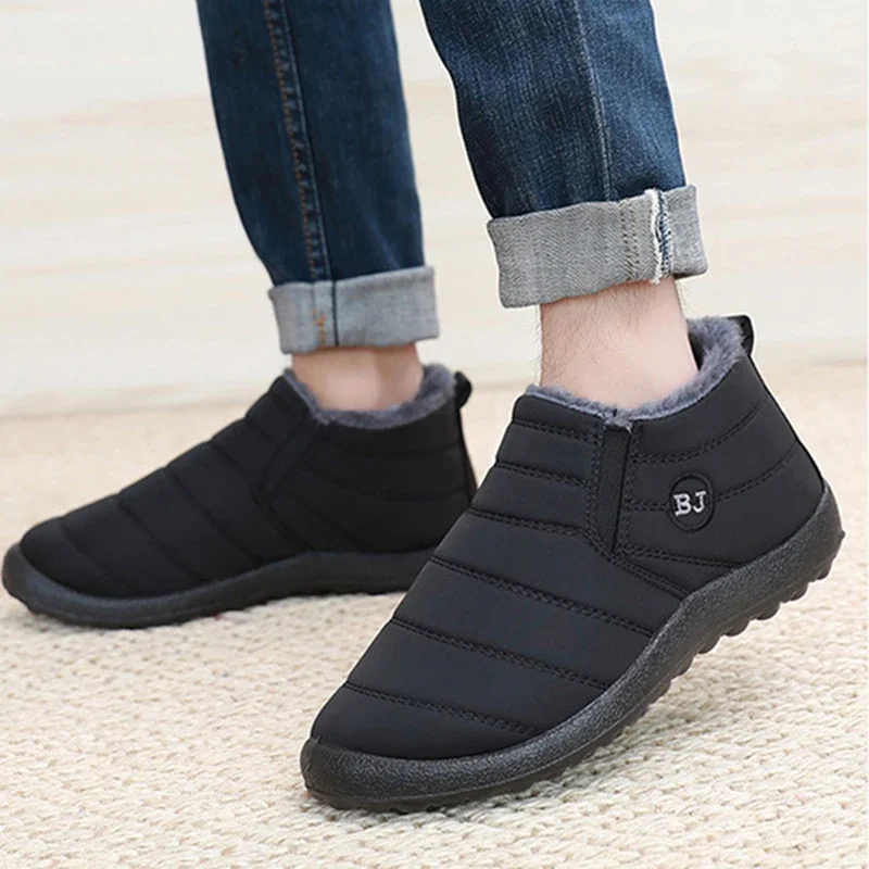 Fashion Men's Snow Boots Ankle High Keep Warm Shoes for Cold Winter Waterproof Outdoor Snow Comfortable Men's Work Boots 2026 view 3