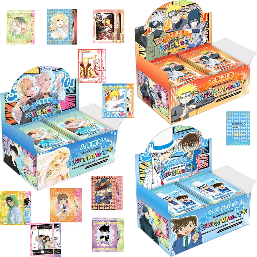 

Периферийные устройства из мультфильма аниме, изысканные персонажи, красочные лазерные карты, стильные HD маленькие карты, декоративные украшения, подарки для мальчиков и девочек