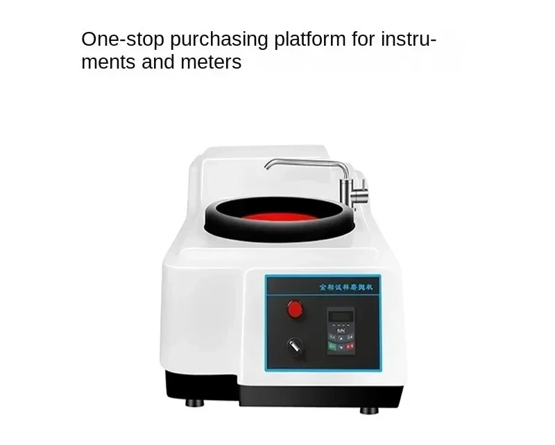 MP-2 Metallographic Sample Optical Polishing Lathe Manual Desktop Double Disk Metallographic Premilling Machine