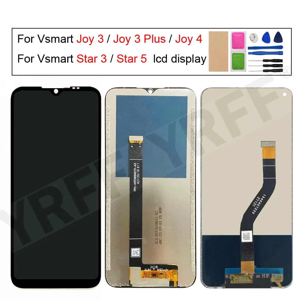 

LCD Display for Vsmart joy 4 V441E,joy 3 Plus,V430,V430A,Star 5,Star 3,LCD Touch Screen Digitizer Assembly