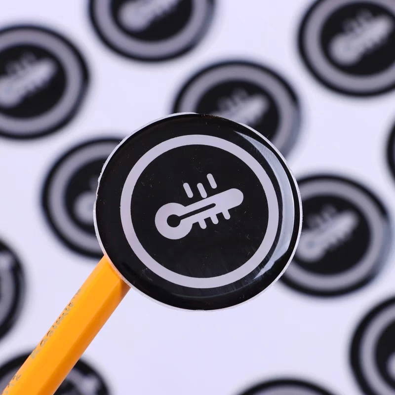 Customized Waterproof 3D Resin Domed Epoxy Stickers Printing Clear Transparent Personalized Labels