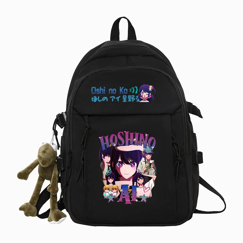 Anime OSHI NO KO Hoshino Ai Backpack Teenarges Bookbag Schoolbag Laptop Bag Children Fashion Travel Outdoor Bags+Toy