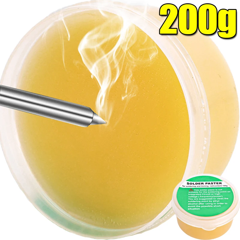 Pasta de Solda Profissional Fluxo de Resina Fluxos de Soldagem sem Chumbo Reparação de Ferro Pasta de Solda Estanho Solda Óleo Fio de Solda 200 30g