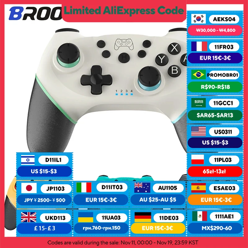 [2023 Upgraded Version] Bluetooth Wireless Controller Compatible  Nintendo Switch Pro Gamepad Compatible Nintendo Game Joystick