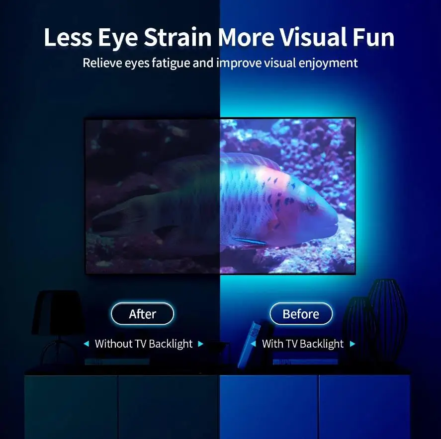 RGB Led Strip Lights 4m 5m Led TV Backlight with APP Control Flexible Ribbon Luces Led Tape for Room Bedroom Decor Ambient light