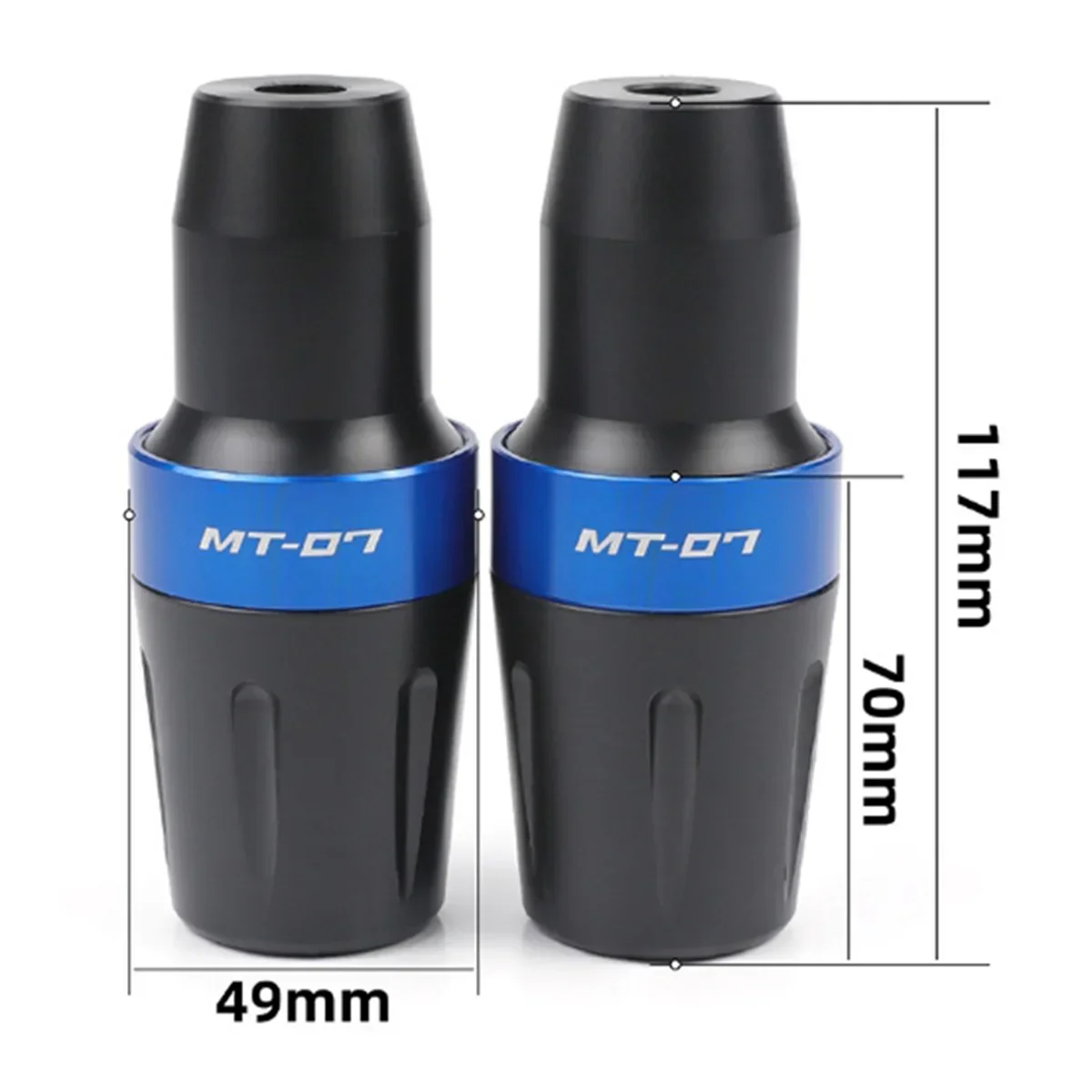 Motorcycle Falling Protection Crash Protectors Frame Sliders for MT07 2014-2023 Tracer700/GT 2020-2021 Black