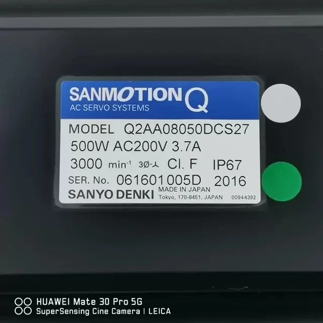 серводвигатель 750 Вт серводвигатель Q2AA08075HXP00