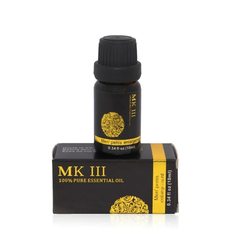 10 milliliters of enlarged essential oil increases thickening and permanently delays MK III growth