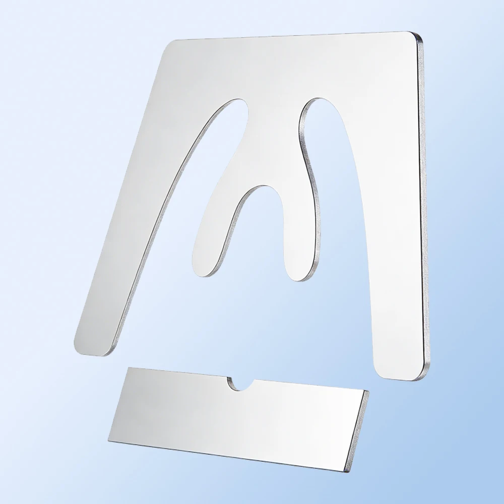 

Stainless Steel Dental Maxillary Casting Jaw Fox Plane Plate for Occlusion Analysis Articulation Autoclavable Lab Instrument