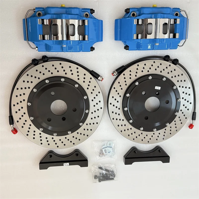 Jekit 4 الأواني 330x28 مللي متر قرص محفور PCD 5x98 جديد ألفا روميو GT/147/156 الفرامل الفرجار لشركة فولكس فاجن جولف لاند روفر شيري A7 الألومنيوم