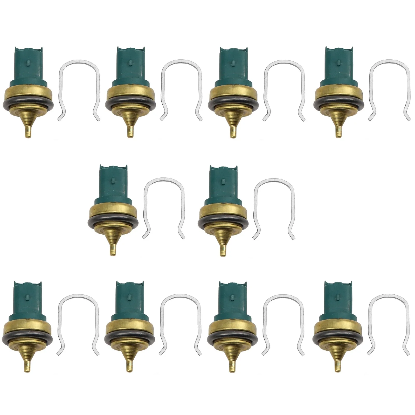 10 x New Engine Coolant Temperature Sensor Switch for Peugeot Citroen Mini 1338F3,1338F8,1338-F3,1338-F8,96566364,13627535068