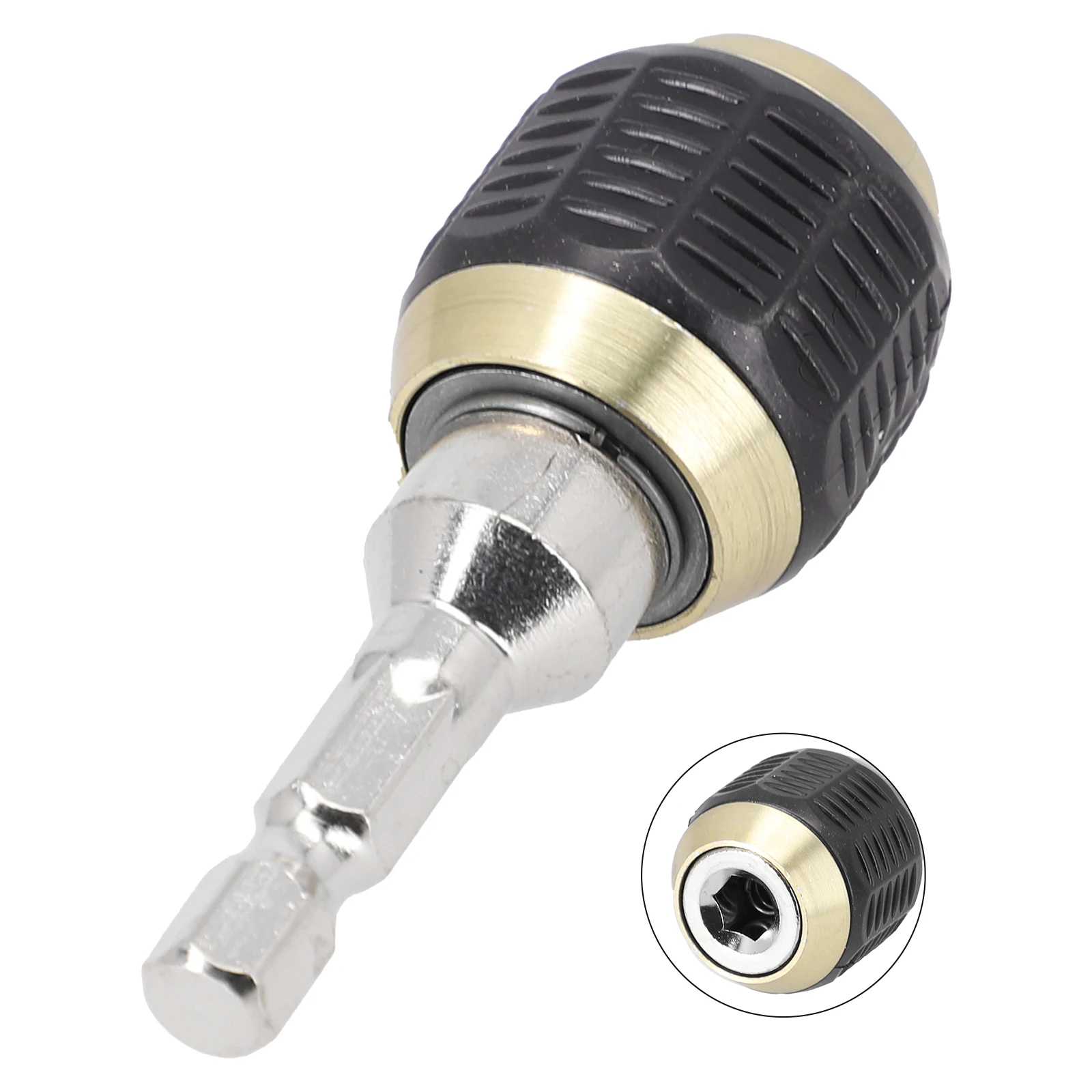 Adaptador de cambio rápido, broca de acero inoxidable sin llave, convertidor de portabrocas, diámetro de 24mm