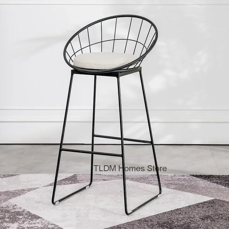 

Luxury Bar Stools Dining Room Black Kitchen Home Chair Office Unique Nordic Home High Sedie Da Pranzo Interior Decoration