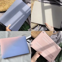 Newest Laptop Case for Macbook Air 13 15 M3 M2 Pro 14 16 Inch Cream Smooth Cover for MacBook Case Pro 13 M1 A2338 Hollowed Style