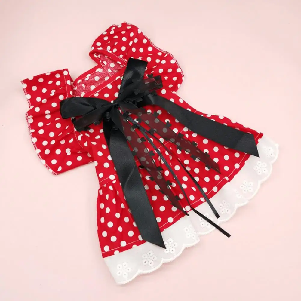 Beautiful Pet Dress Bowknot Dress-up Cute Spring Summer Puppy Dress