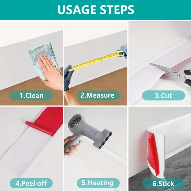 1 قطعة 1 متر/3 متر الفينيل الخصر خط خلفية غرفة المعيشة البلاستيكية اللوح صب تقليم ذاتية اللصق مرنة جدار الحدود ملصق