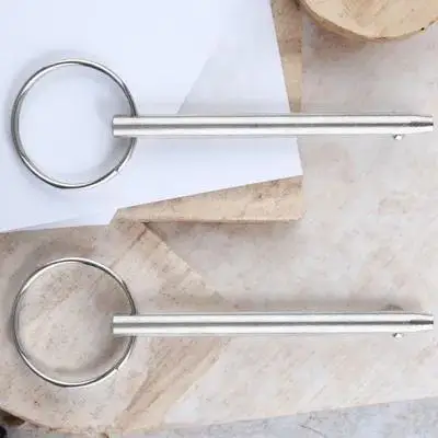 

2Pcs Quick Release Ball Pins Stainless Steel Marine Grade Spring Loaded for Boat Rigging Hardware Quick Release Pins