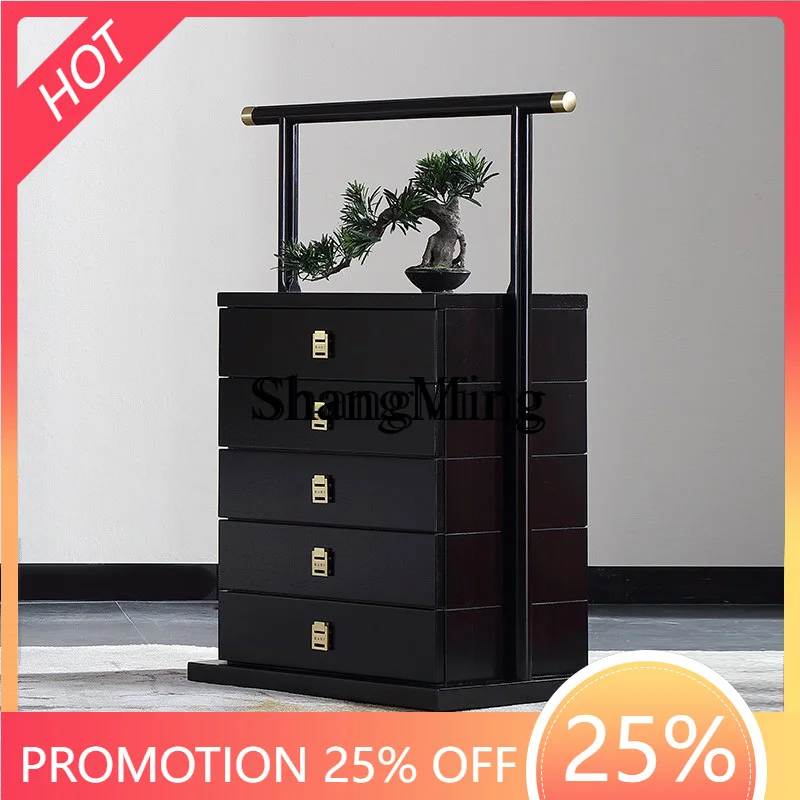 

SM household modern new high-end solid wood carrying box drawer type five-bucket storage locker