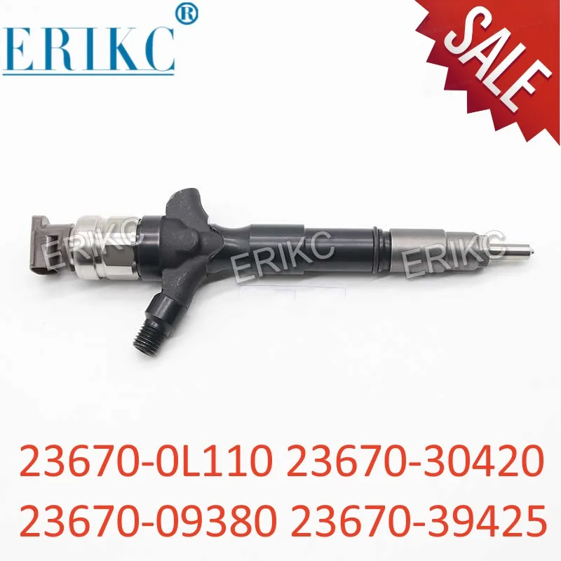 4PCS 23670-09380 2367009380 Common Rail Injector 23670 09380 Fuel Injection Sprayer for DENSO Toyota Hiace Hilux 2.5 D 2KD