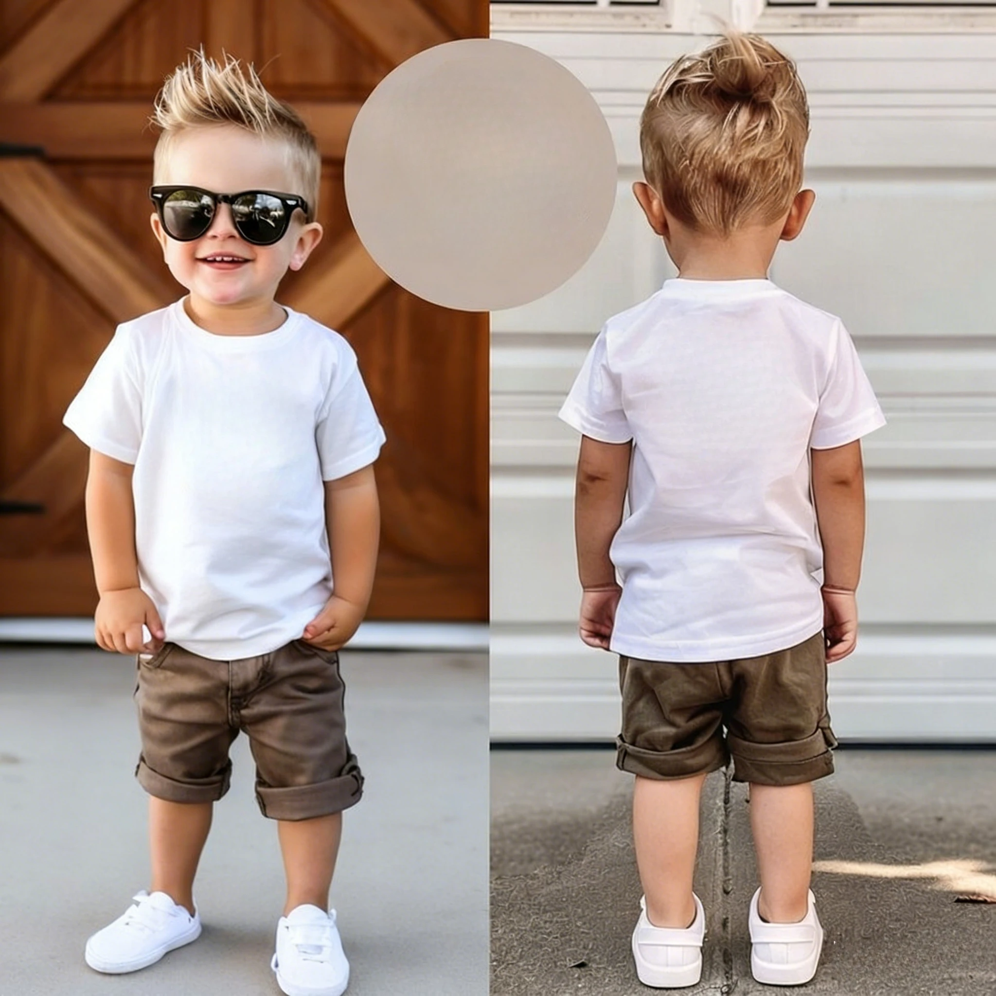 

Летние однотонные хлопковые футболки унисекс с круглым вырезом и коротким рукавом для пар, комфортная повседневная семейная одежда, коллекция 2026 года