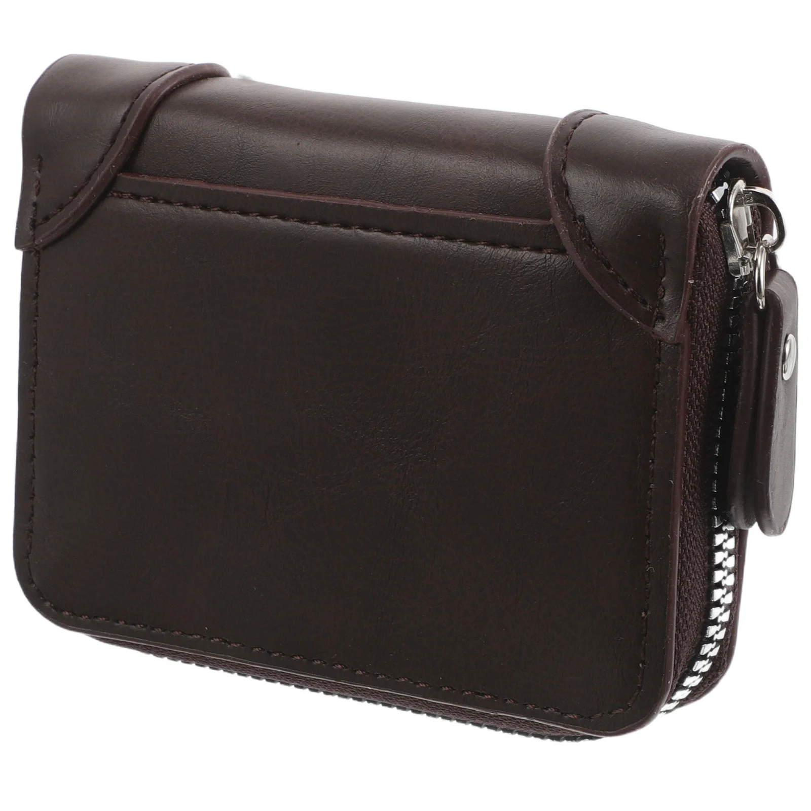 Compact Accordion Zipper Card Holder Multiple Slots Portable Organizer Credit Id Travel Business Accordion Small Card Case