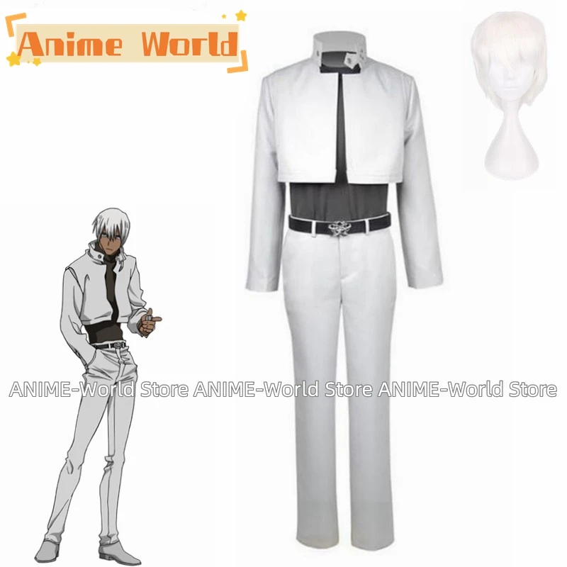 《Custom Made》Unisex Anime Cos Blood Blockade Battlefront Zapp Renfro Daily Uniform Suit Wig Custom Size Cosplay Costumes