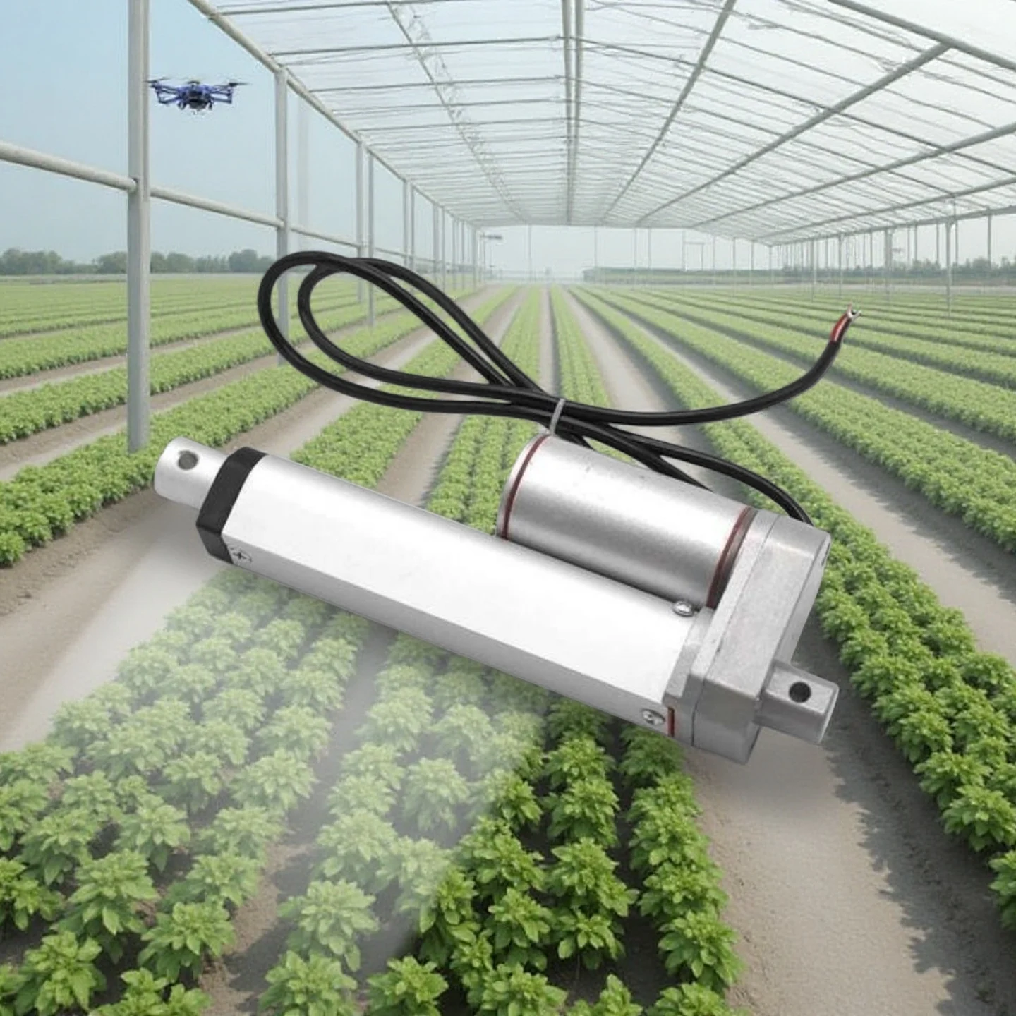 

Free Shipping 20mm Stroke 12V Linear Actuator With 1000N/ 100KGS/ 225LBS Load And 10mm/s Speed Mini Electric Linear Actuator