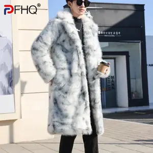 Knee length faux fur coat hotsell