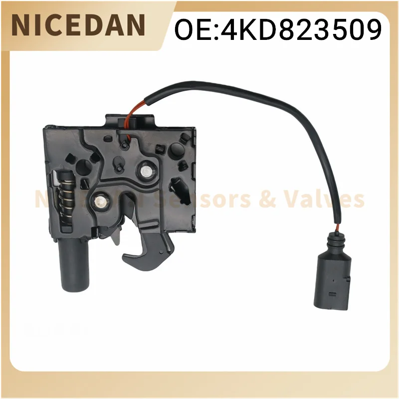 

Привод защелки переднего капота для Audi A6 C8 4AH 2018-40 TDI Avant 4A5 2018-30T, аксессуары для автозапчастей 4KD823509