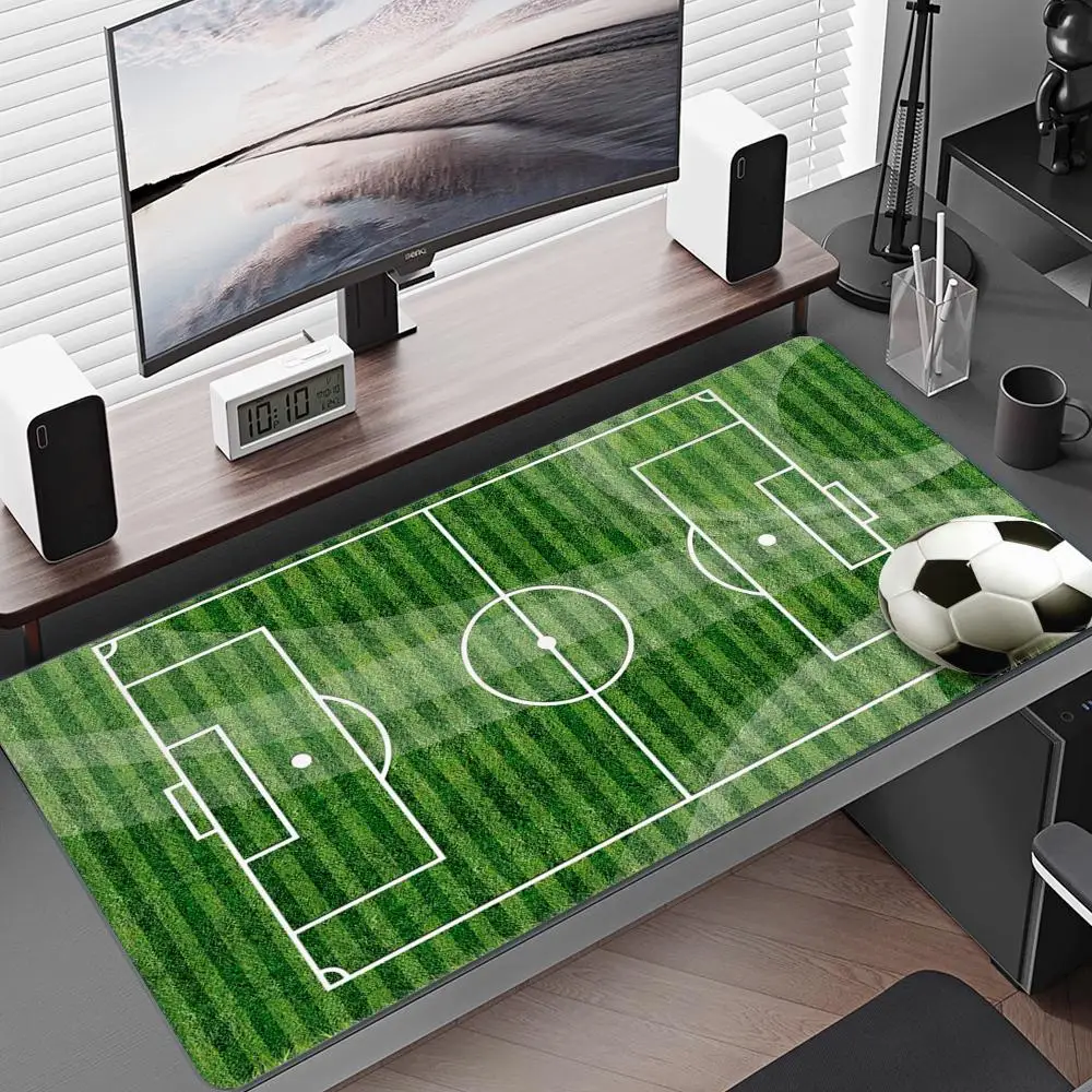 Soccer Desk Pad Football Field Gaming Mousepad Personalize Desk Mat Keyboard Pad Large Desk Pad Xxl Gamer Mousemat Football Gift