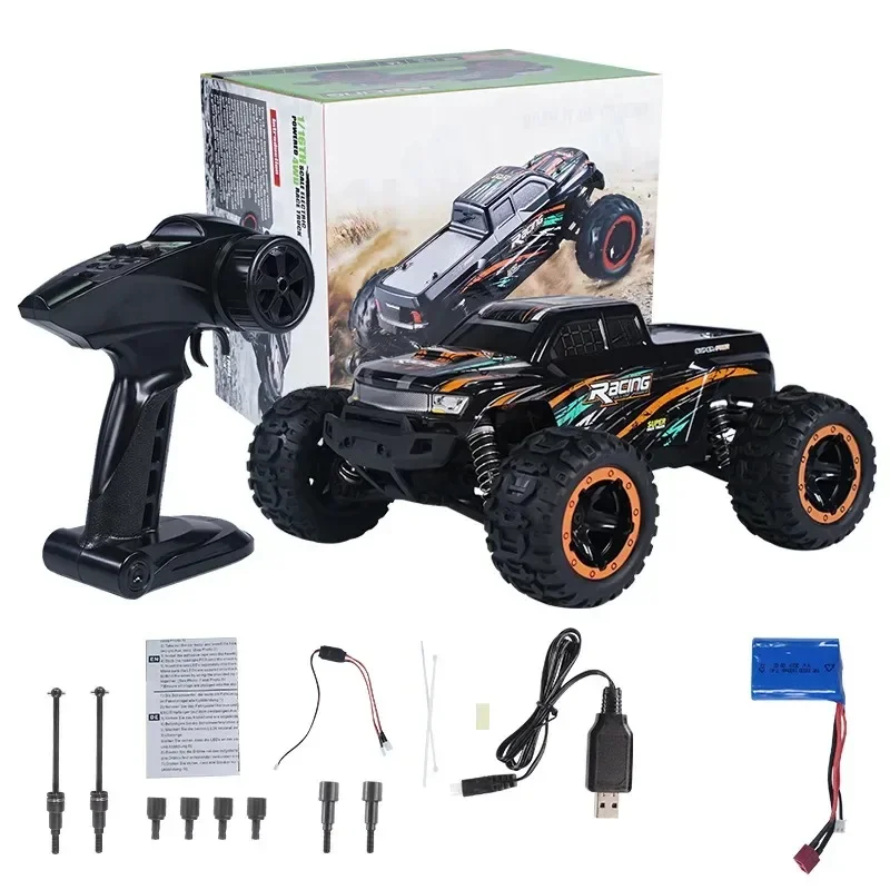 16889A 1/16 2.4G 4WD 45km/h RC Car Brushless Motor Vehicle with LED Light Electric Off-Road Truck RTR Model VS 9125 12428