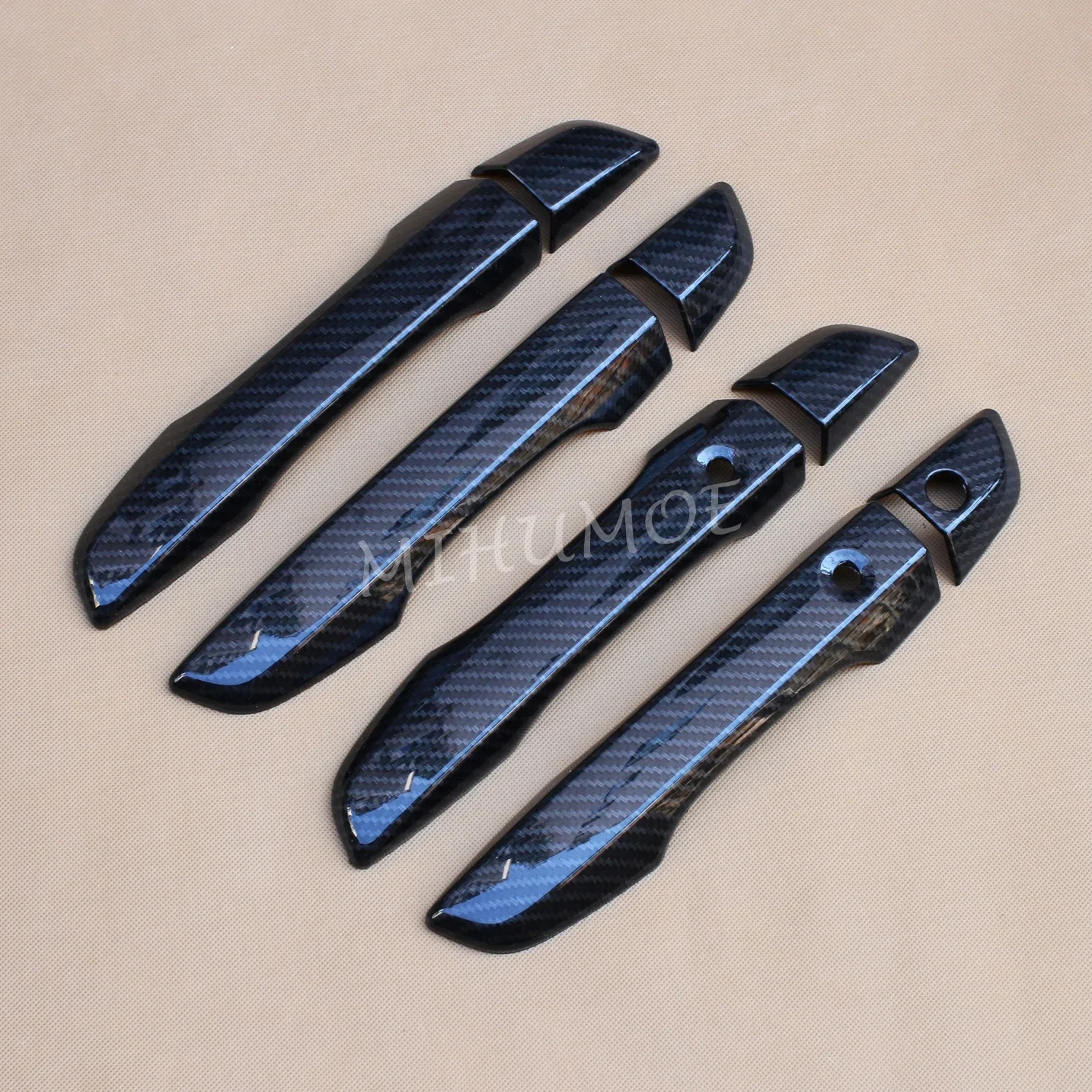 Carbon Fiber Car Keyless Door Handle Covers For 2016-2021 Honda Civic 10th Exterior Accessories