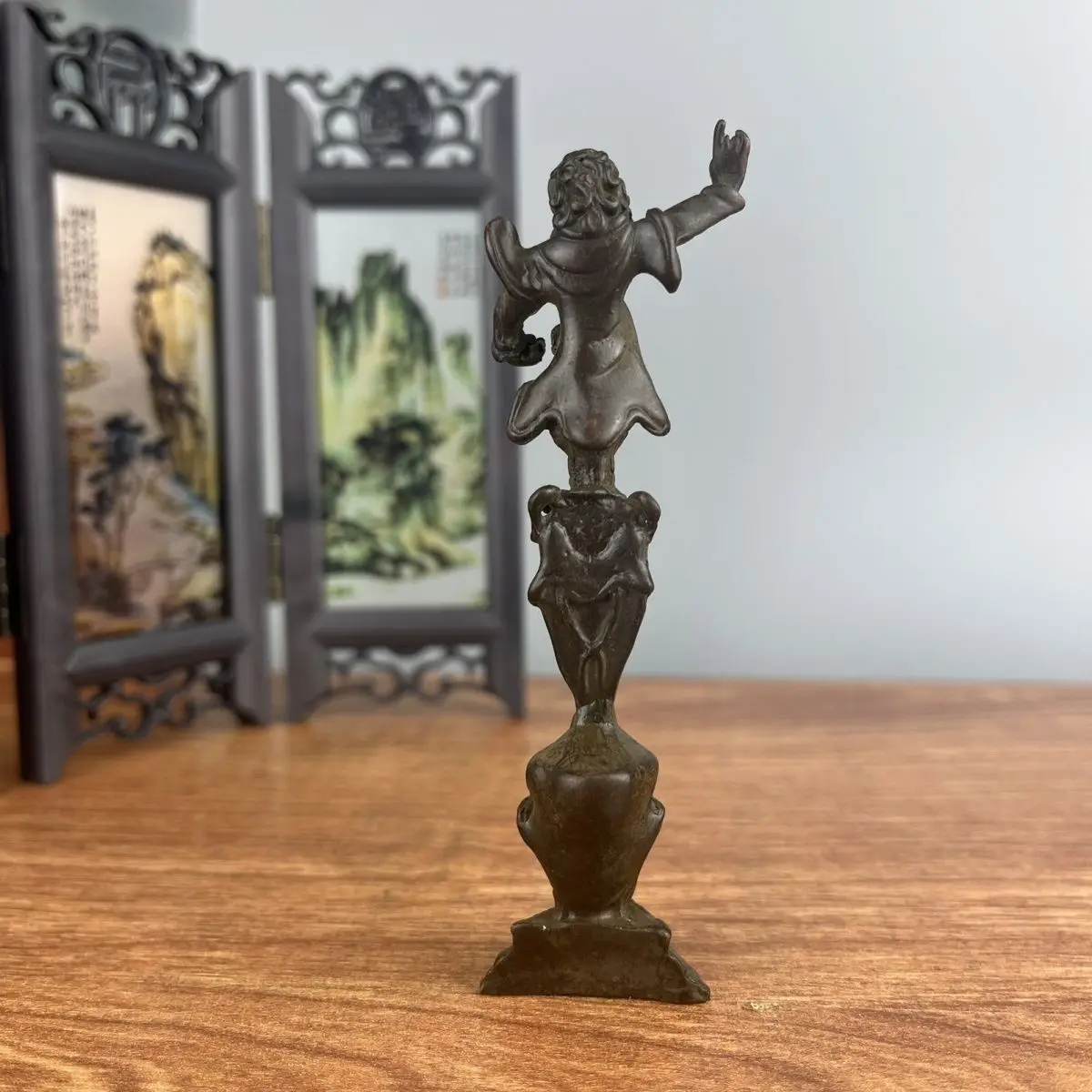 Tibet Tibetan Wrathful Padmasambhava Phurba Statue Ornament Home Office Cabinet Deco Desktop Decor Figurines