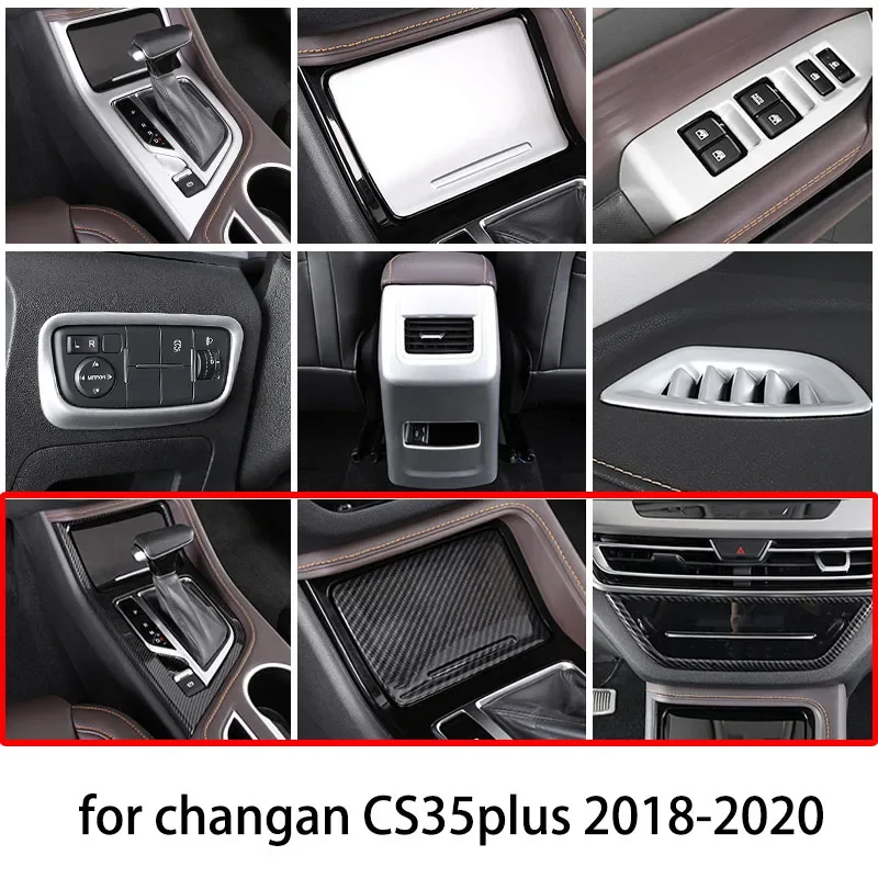 For Changan CS35plus 2018-2020 Interior Decoration Cs35 Plus Central Control Gear Box Instrument Air Outlet