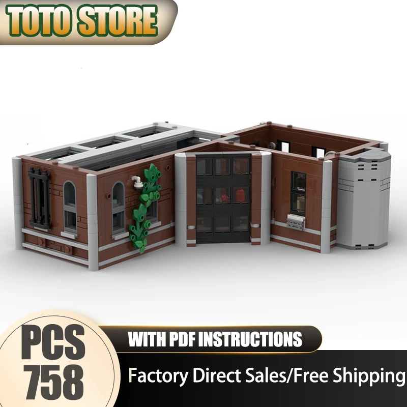 

Популярная киномодель Moc, строительные кирпичи, ментальная модель Asylum, технологический блок, игрушка, сделай сам, сборка, рождественские праздничные подарки