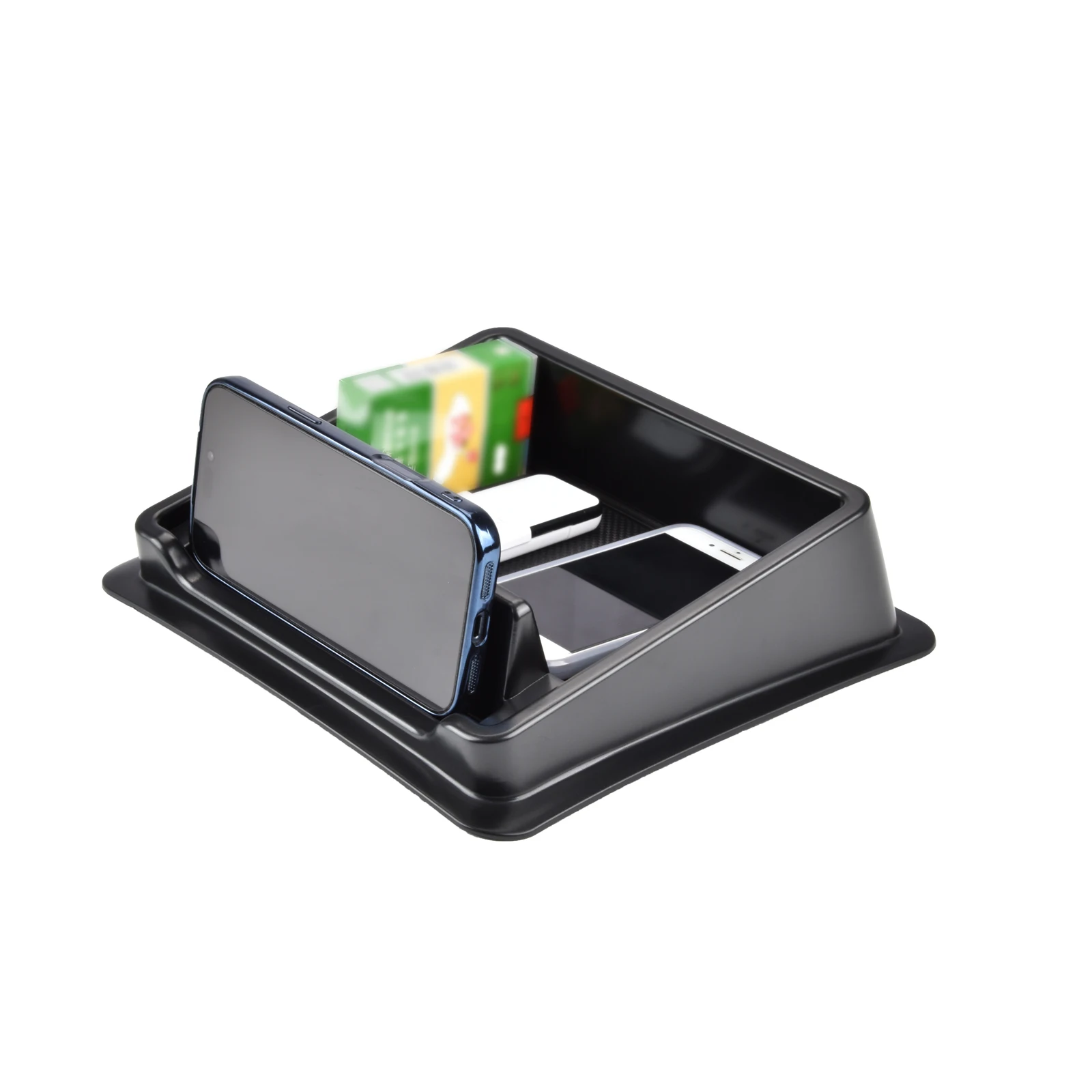 Für Suzuki Jimny JB33 JB43 2007-2017 Innenraum-Zubehör Armaturenbrett-Aufbewahrungsbox Mittelkonsolen-Organizer Ablage Telefonhalter – Detail 7