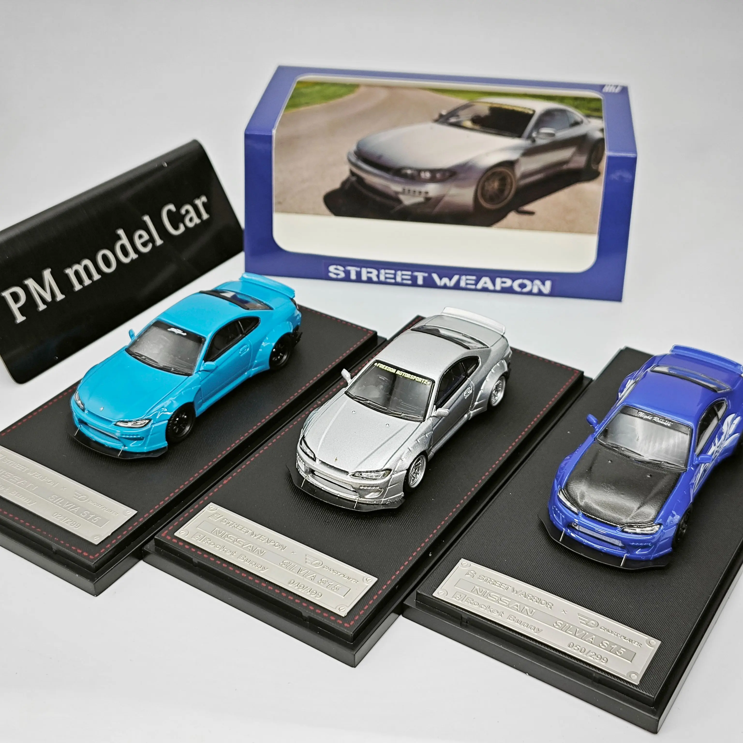 

SW 1:64 Pandem Rocket Bunny S15 Silvia Diecast Model Car