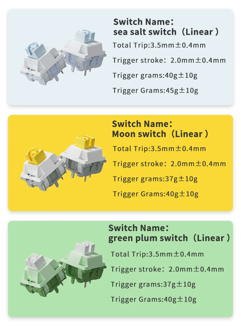 لوحة مفاتيح ميكانيكية للألعاب اللاسلكية AJAZZ AK820 قابلة للتبديل السريع، تخطيط 75%، مفتاح قابل للتبديل، اتصال ثلاثي الأوضاع
