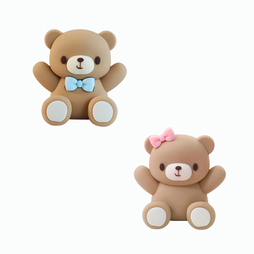3D-Bär-Kuchenaufsatz für Babyparty und 1. Geburtstag, Party, Junge, Mädchen, Geschlecht offenbaren, Kuchendekorationen, Partyzubehör – Detail 2