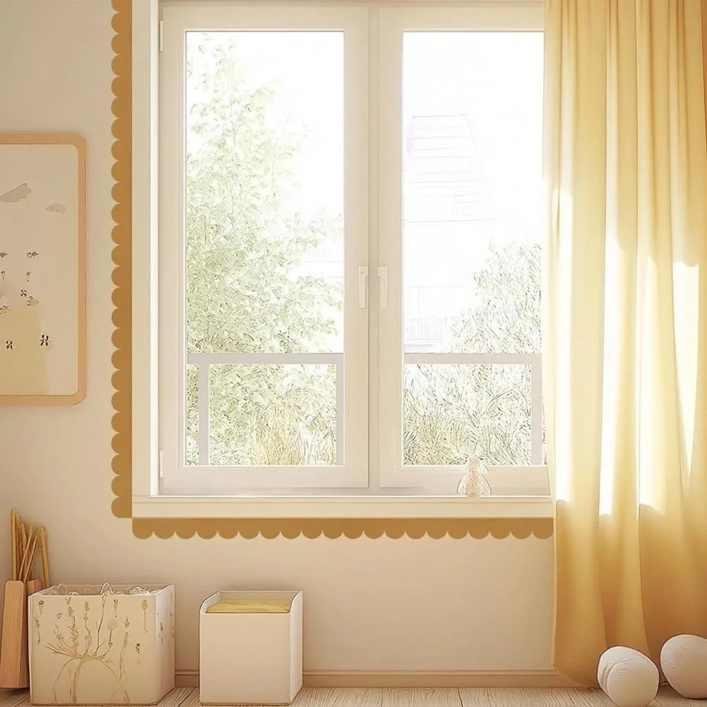 6 قطعة إطار خشبي على شكل مروحة غير مكتملة مزرعة عتيقة إطار حرفي مصنوع يدويًا تصميم قطاع الديكور إطار الحرف اليدوية #3