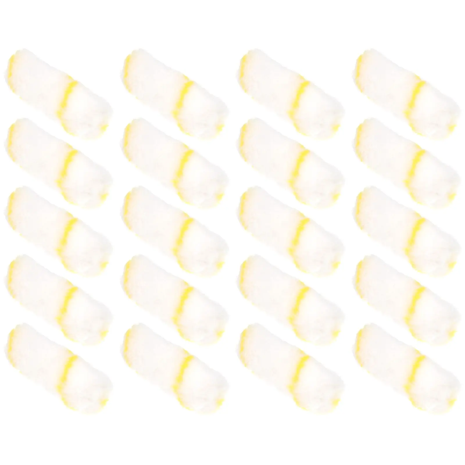 

20pcs Paint Roller Cover Foam Minirollers 4 Inch Wall Painting Brush Putty Walls Sleeve Smooth Surface Design Easy Operate High