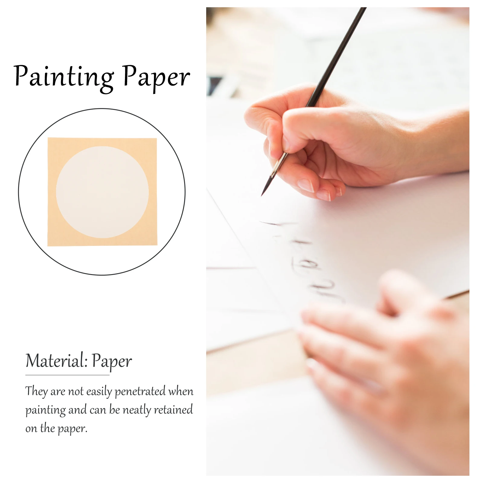 

Card Paper for Calligraphy Chinese Painting Blank Rice Papers Decoration Practice