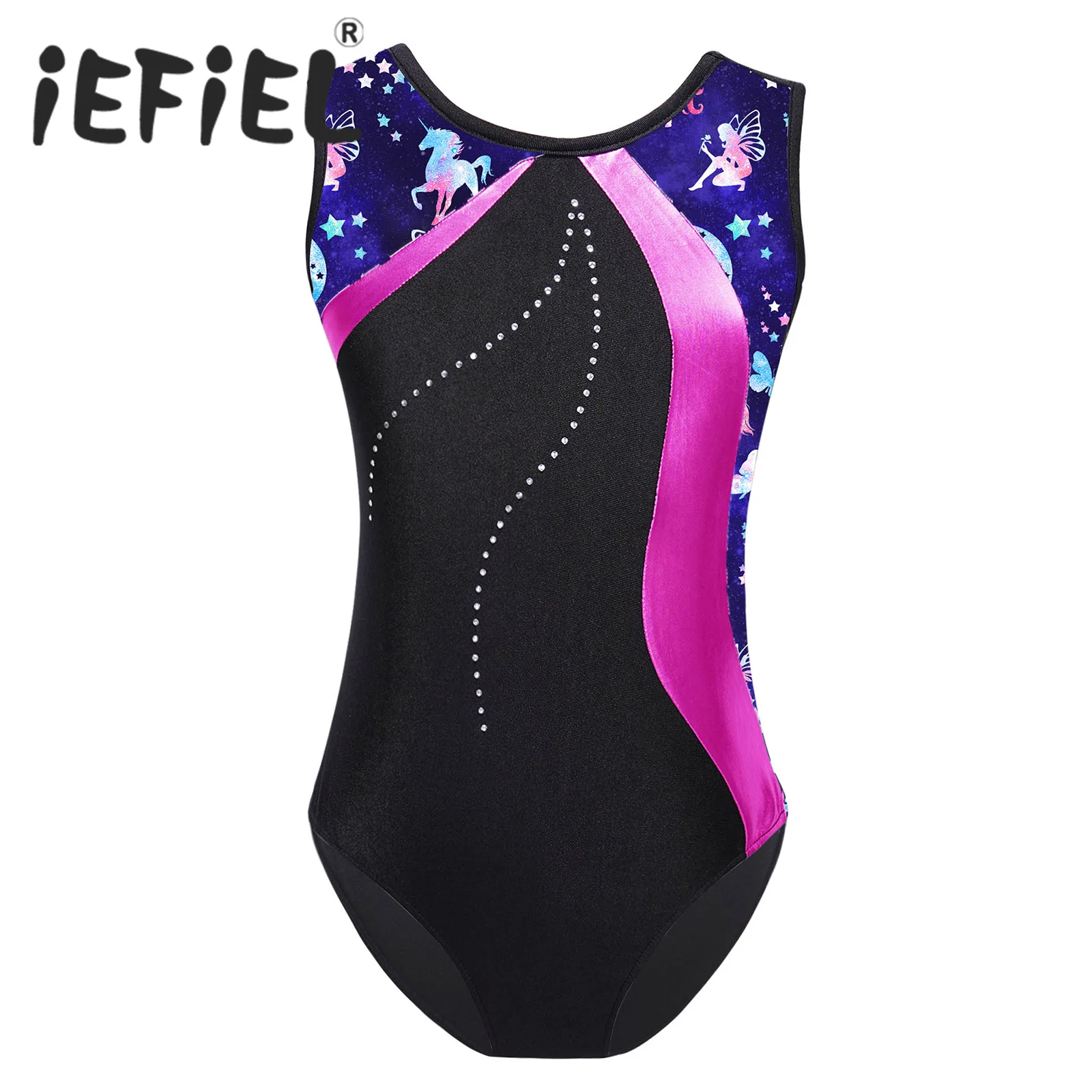 Kids Girls Ballet Dance Leotard Sports Gymnastics Workout Dance Bodysuit Training Figure Skating Ballerina Stage Performance