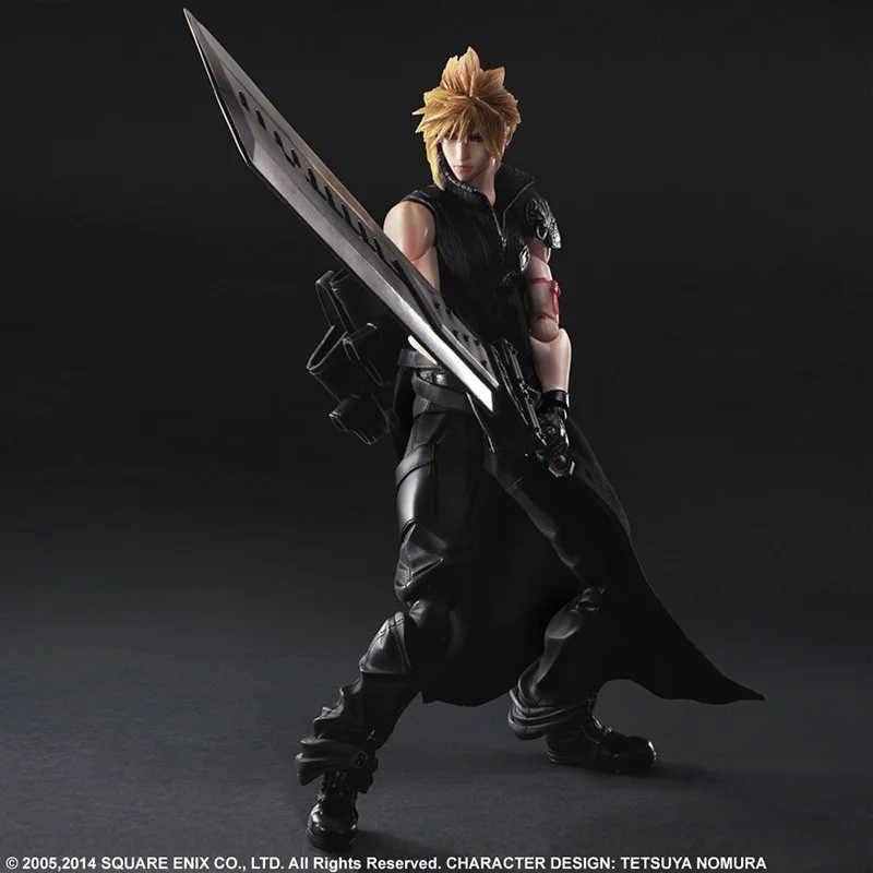 In stock, Final Fantasy 7 Advent Child, Claude Cloud movable, toy model, ornament