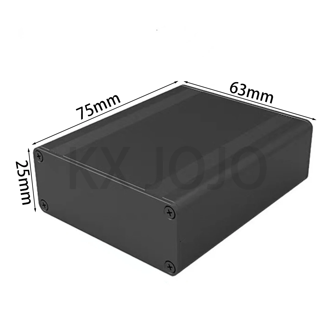 

Aluminum Enclosure 63*25*75mm Box PCB Silver/Black Instrument Box DIY Electronic Project Case DIY Power Supply