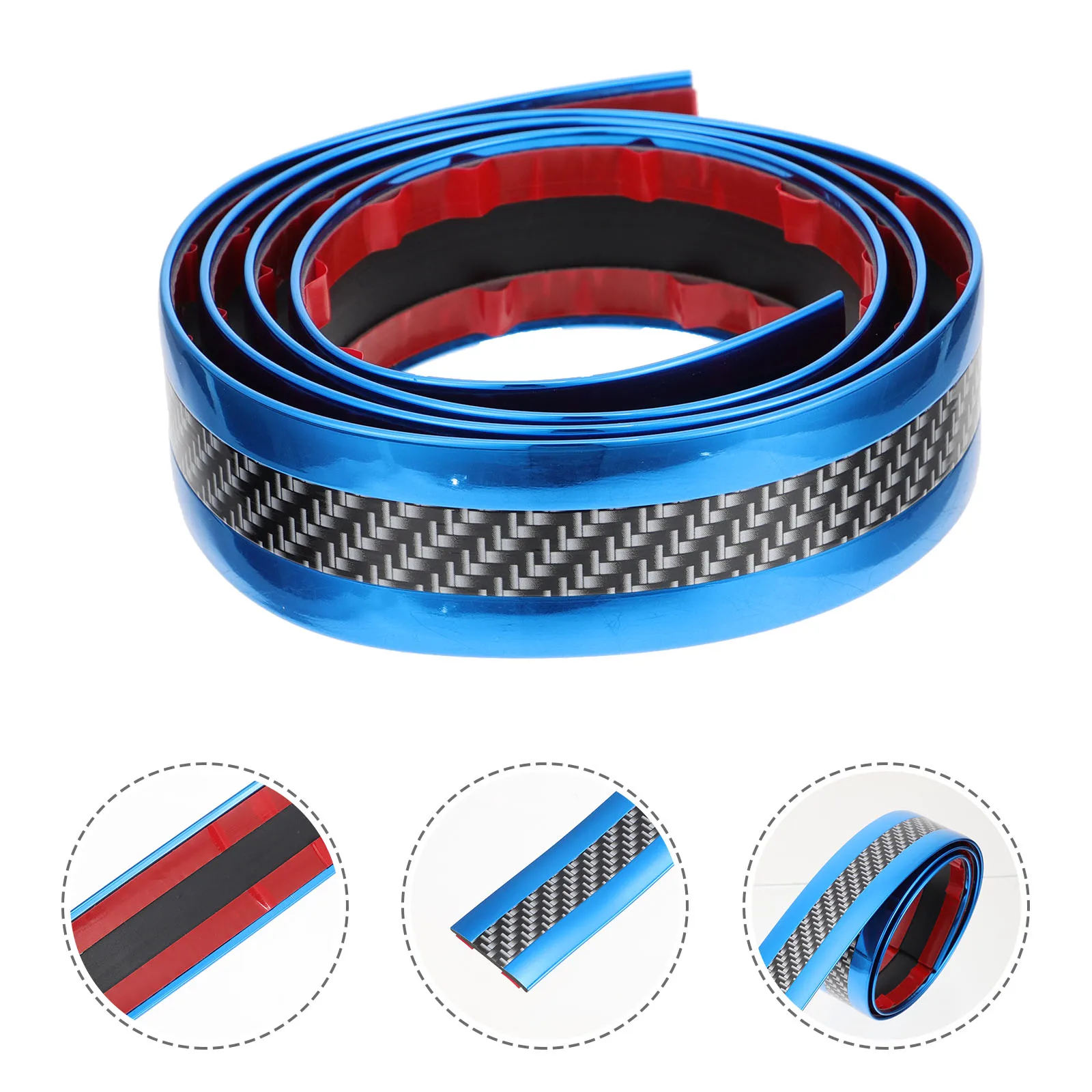 

4 Rolls Car Strip Anti scratch Door Sill Protector Decor Refit Vehicle Guard Excellent Wear Resistance Non destructive