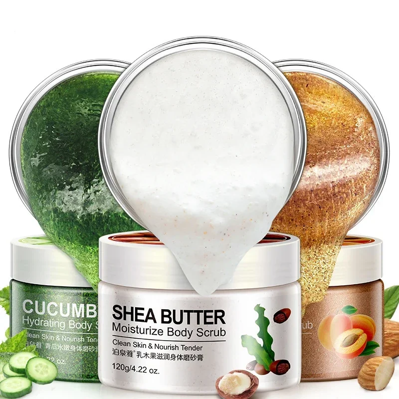 

Body Scrub Skin Remover Butter Exfoliating Body Lotion Deep Cleansing Shea Moisturizing Exfoliator Gel Moisturizer Dead